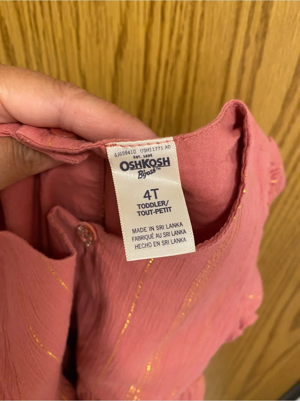 OshKosh Bgosh soft pink